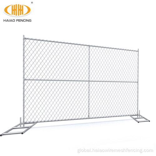 Temporary Removable Fencing galvanized construction movable chain link mesh Manufactory